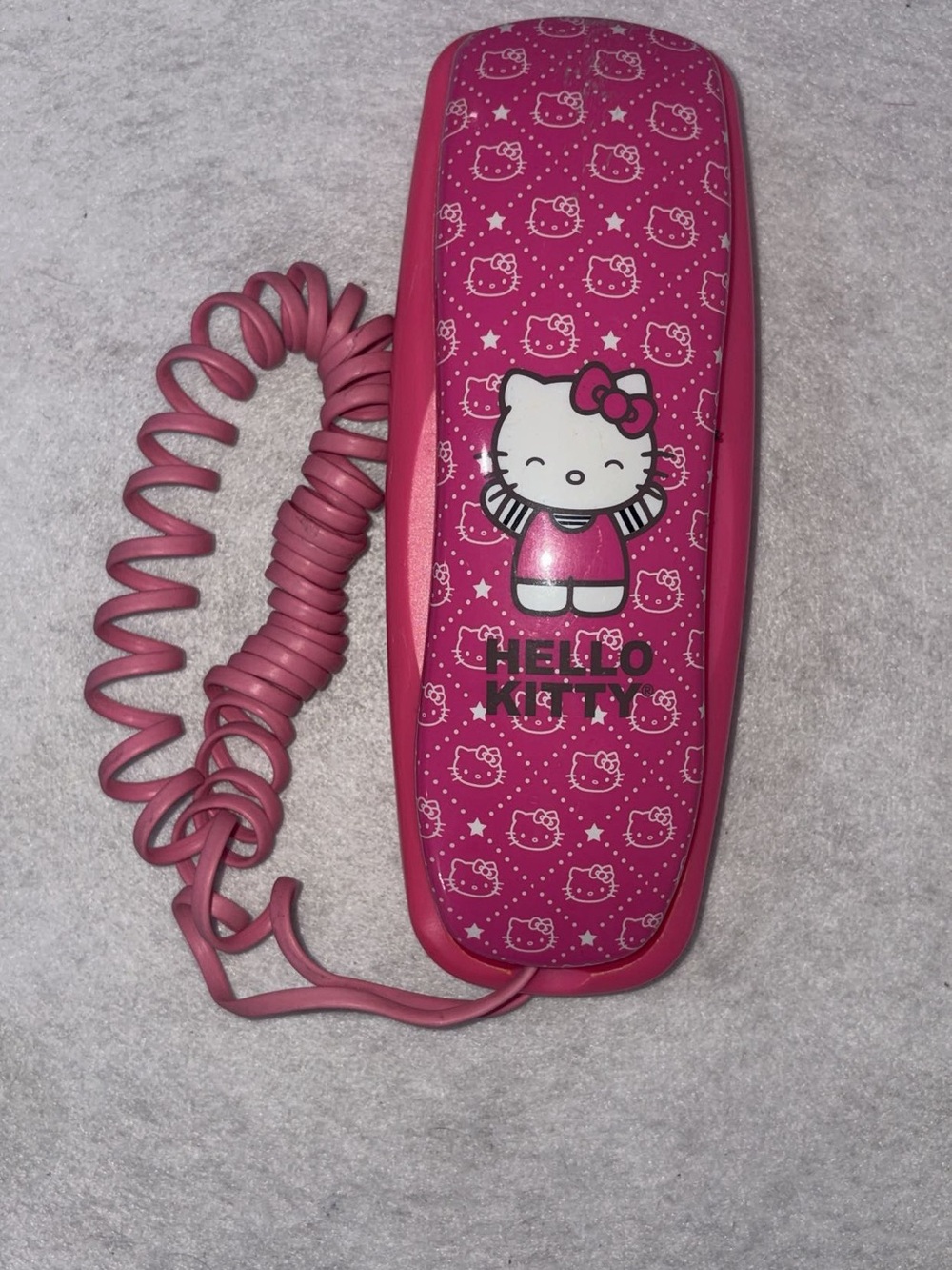 Hello Kitty Pink Kids Corded Phone Handset